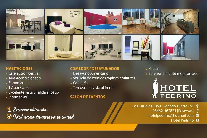 Hotel Pedrino Venado Tuerto Extérieur photo